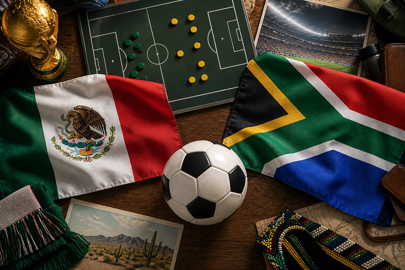 สรุปผล เม็กซิโก 0-0 แอฟริกาใต้ นัดเปิดสนาม WC2026 เสมอตึงเครียด — ภาพประกอบสร้างด้วย AI