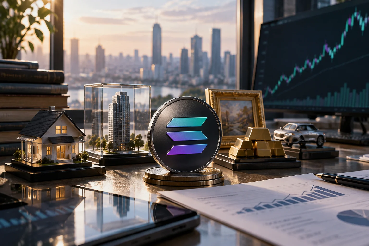 RWA พุ่ง 589% ใน 18 เดือน: หุ้น Tokenized บน Solana ครอง 97% ของตลาด